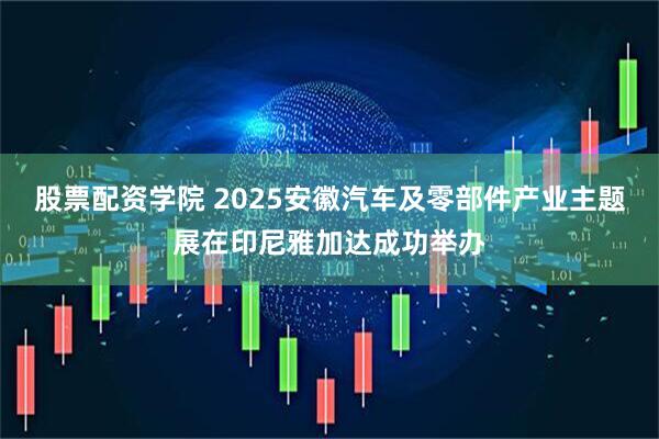 股票配资学院 2025安徽汽车及零部件产业主题展在印尼雅加达成功举办